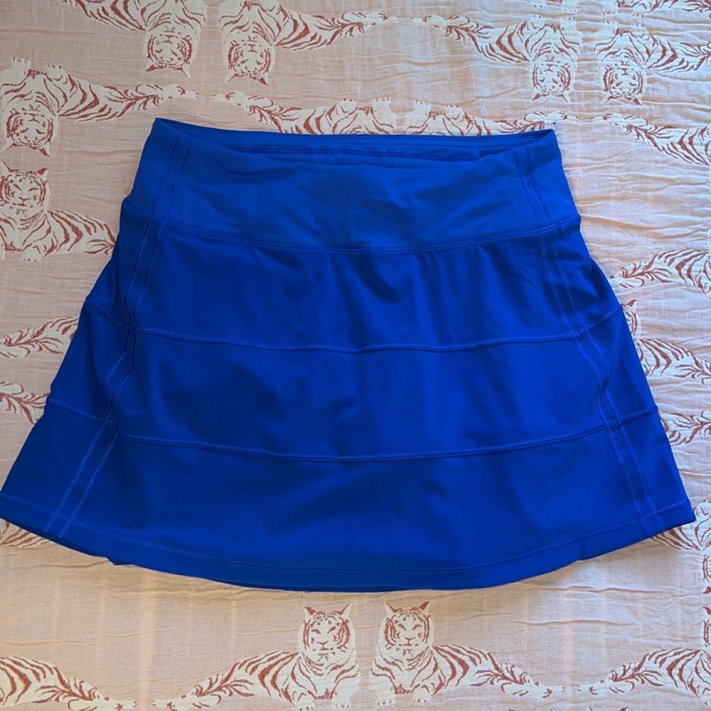 royal blue lululemon athletica tall skirt